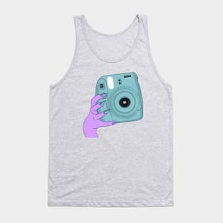 Instax blue Tank Top